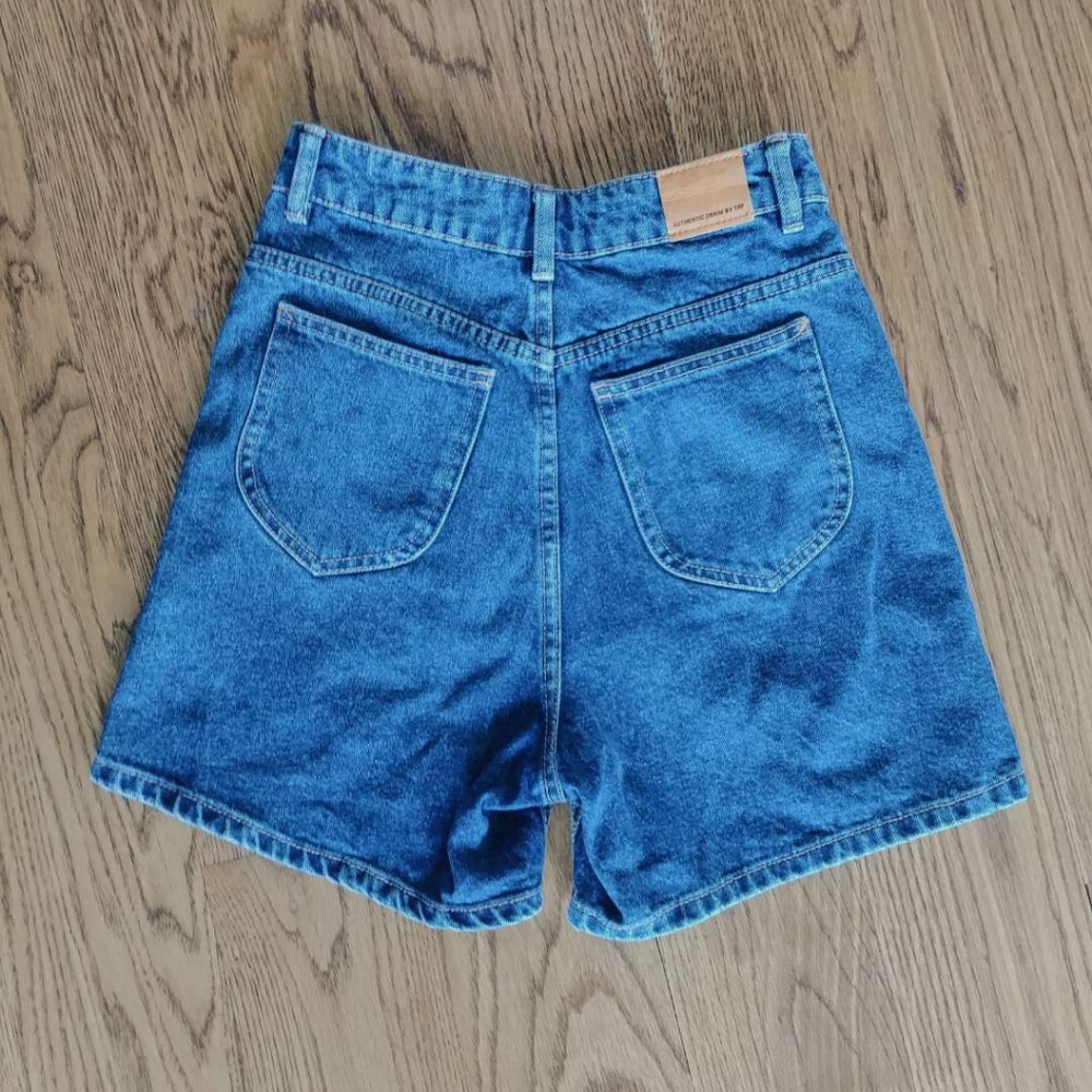 Zara high waisted mom shorts
